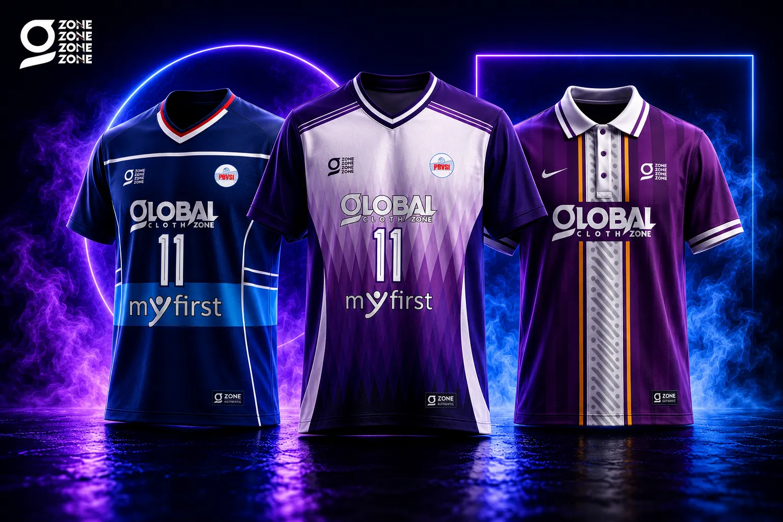 Global Cloth Zone Jersey Custom
